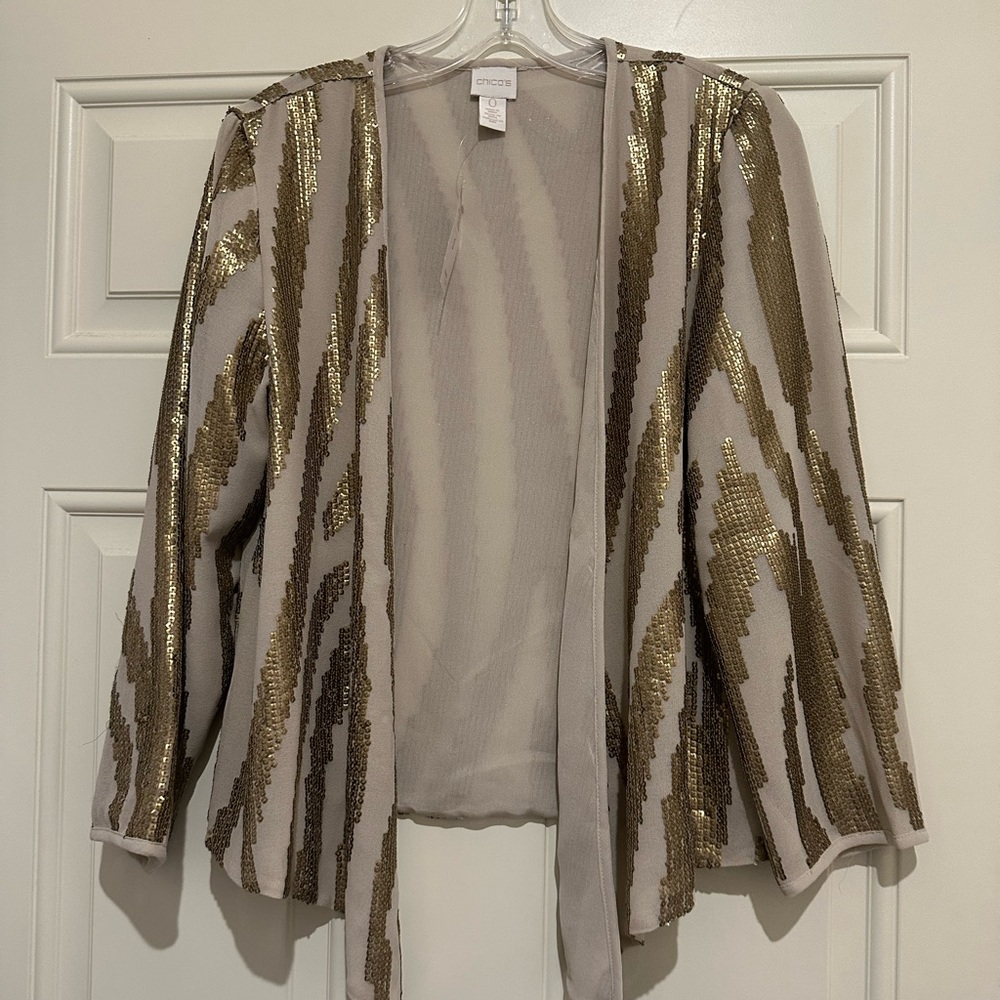 Chicos sequin jacket